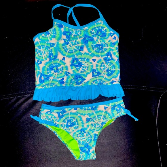 Girls LAGUNA 2 Piece Bathing Suit Set Size 5 - Picture 1 of 2